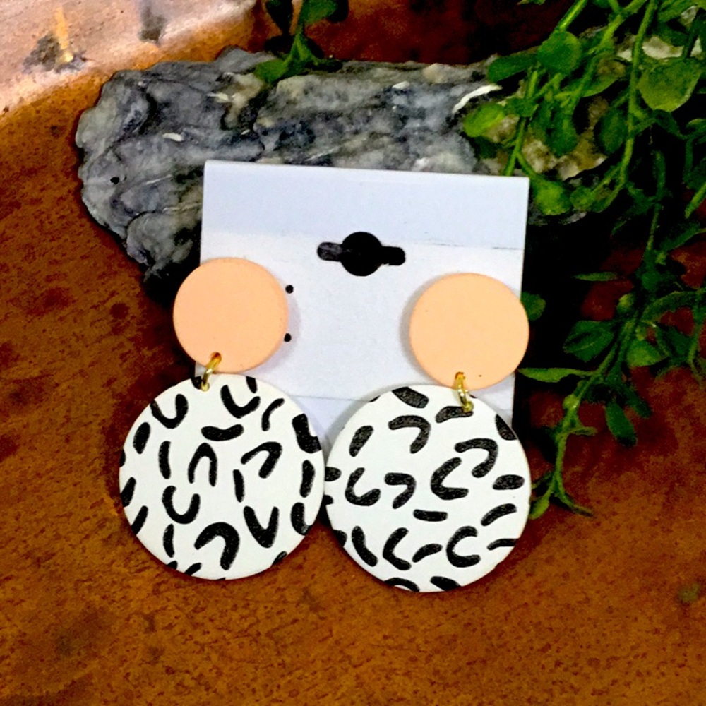 Fun animal print earrings